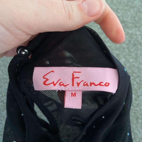 NWOT Anthropologie Eva Franco Starlight Long Sleeve Sheer Tunic - Picture 4 of 5